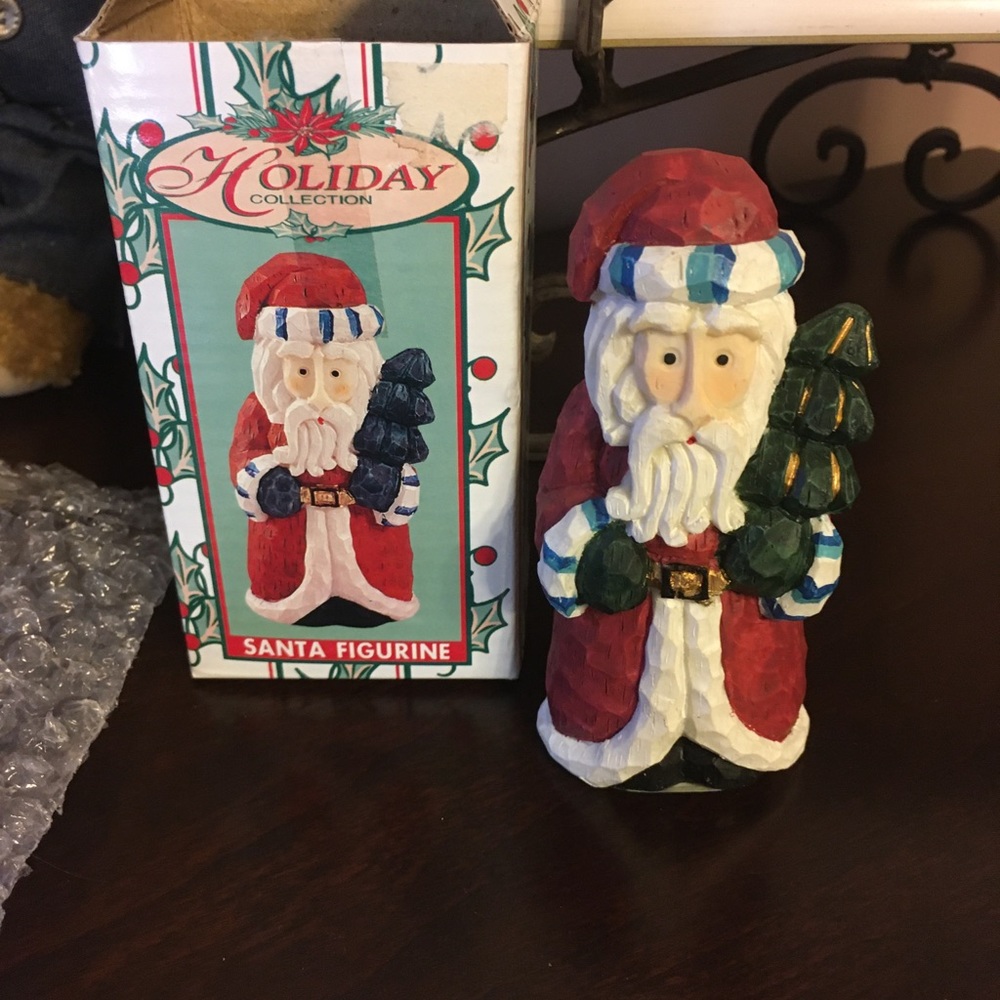 Santa figurine, Holiday Collection.